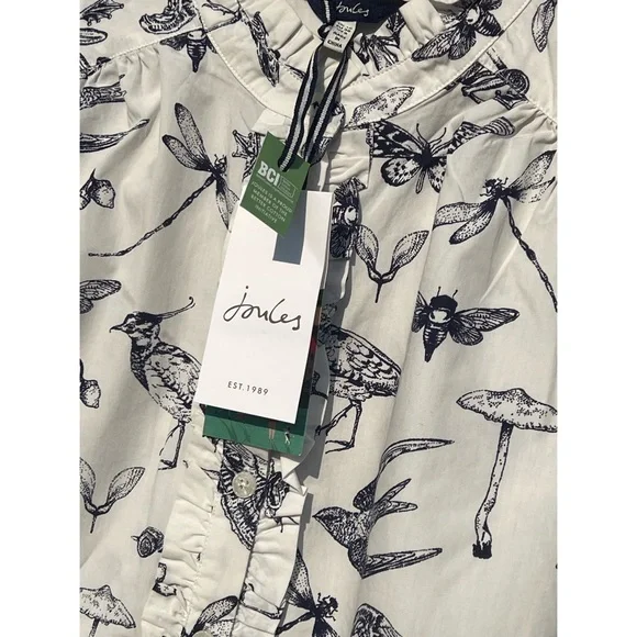NWT Joules Kristin Pie Crust Shirt - Picture 2 of 11